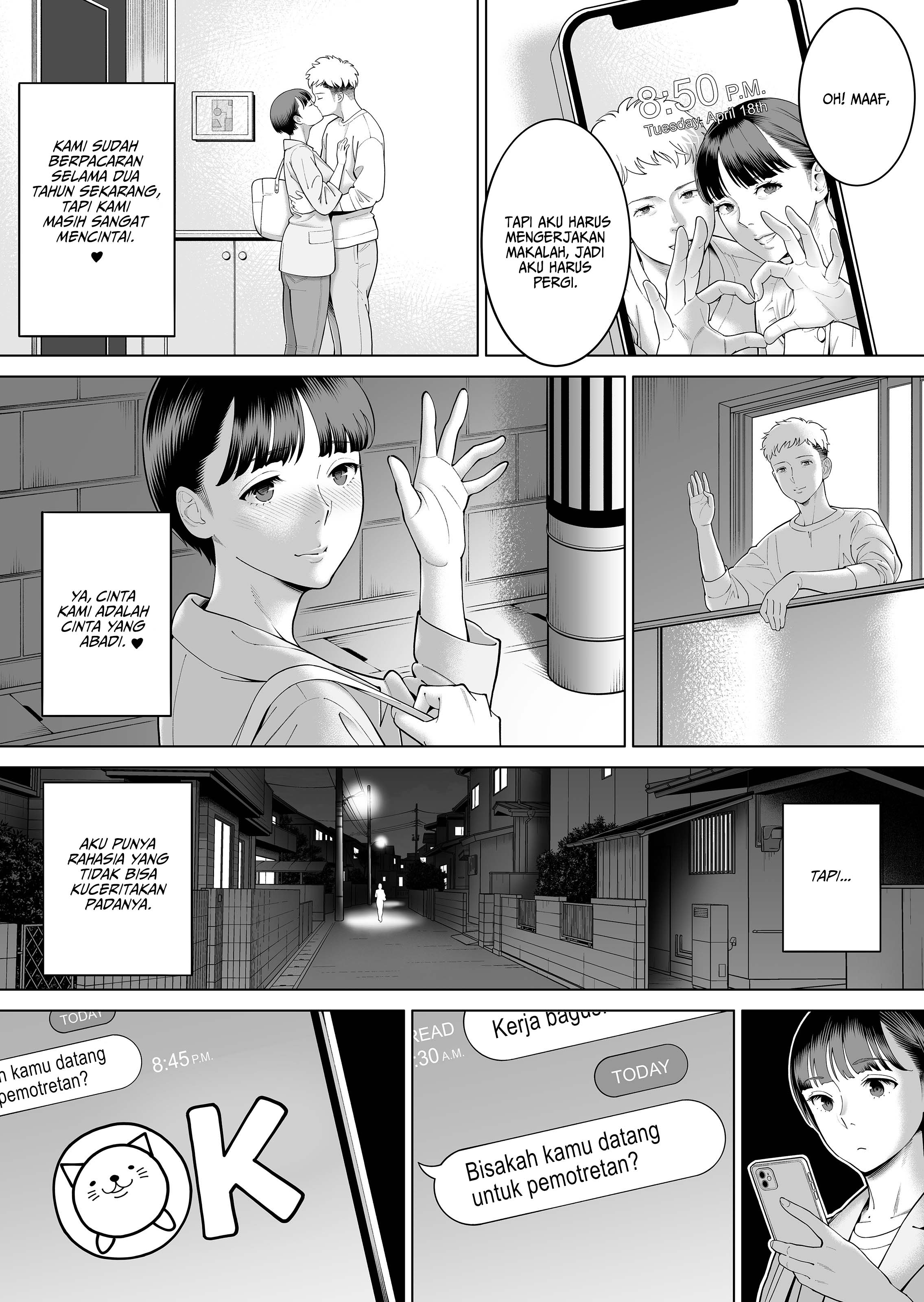 Every Girlfriend Has Her Secrets Chapter 1 end page 3